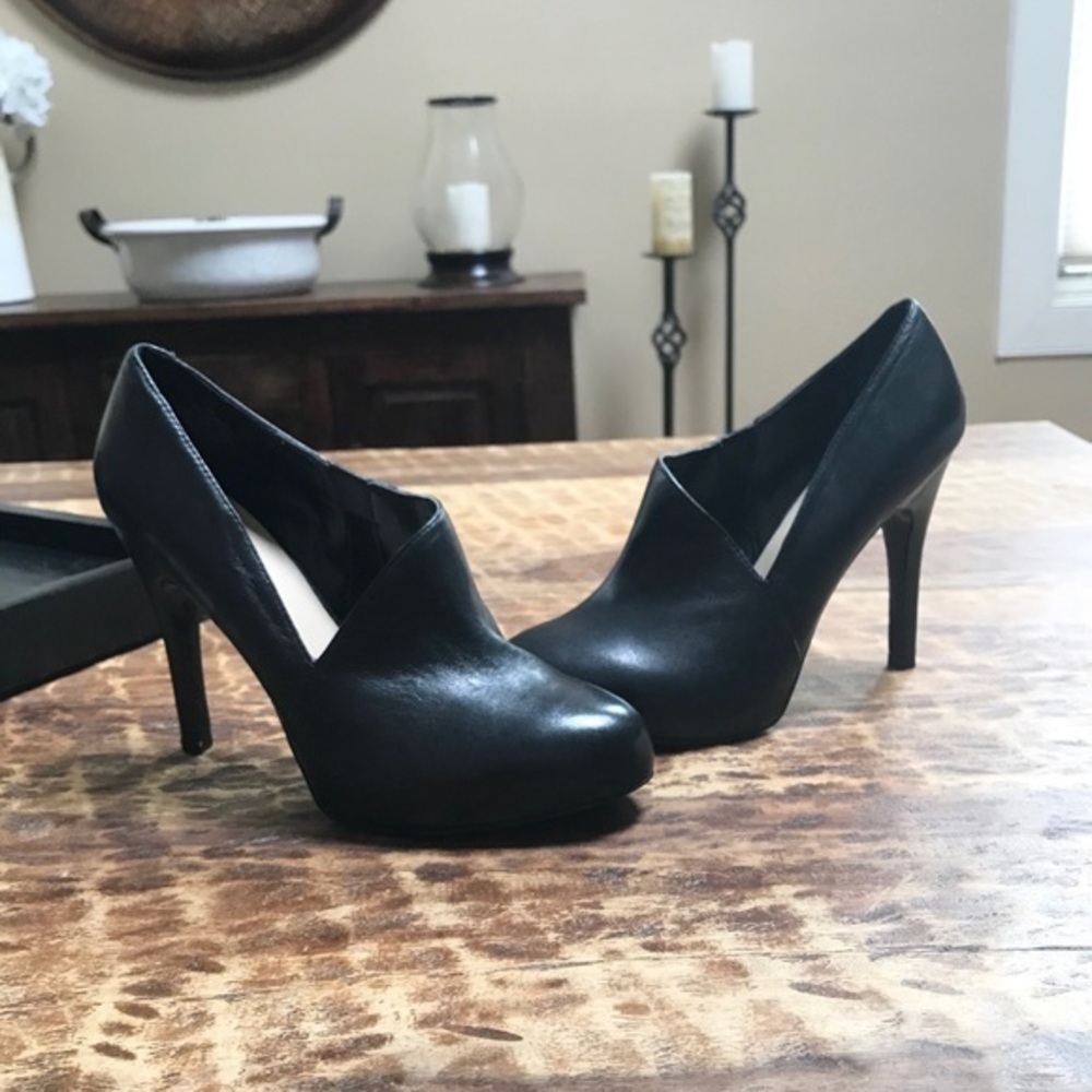 Nine West Black Ankle Boots with Stiletto Heels